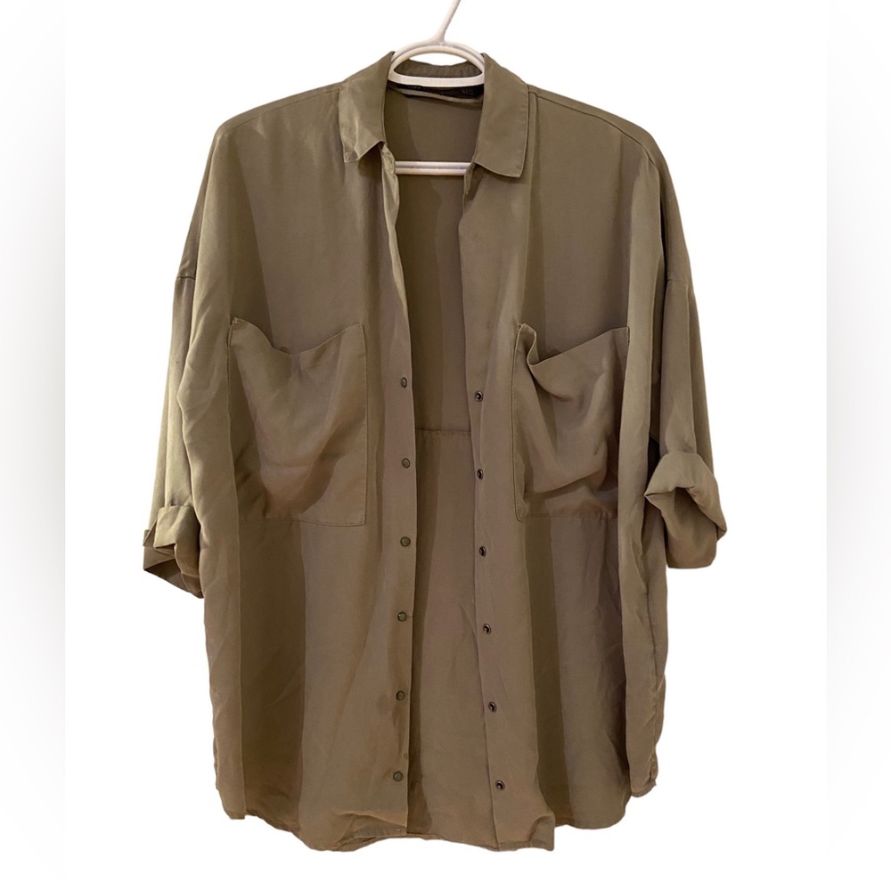 Zara Trafaluc Flowy Shirt